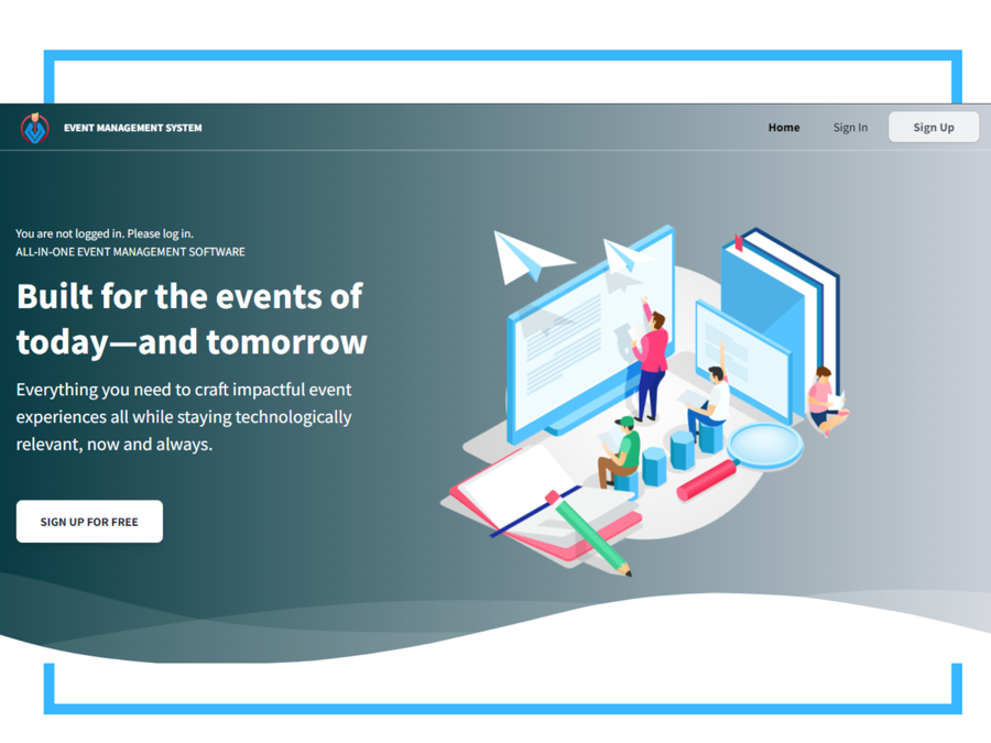 Event Management Application preview
